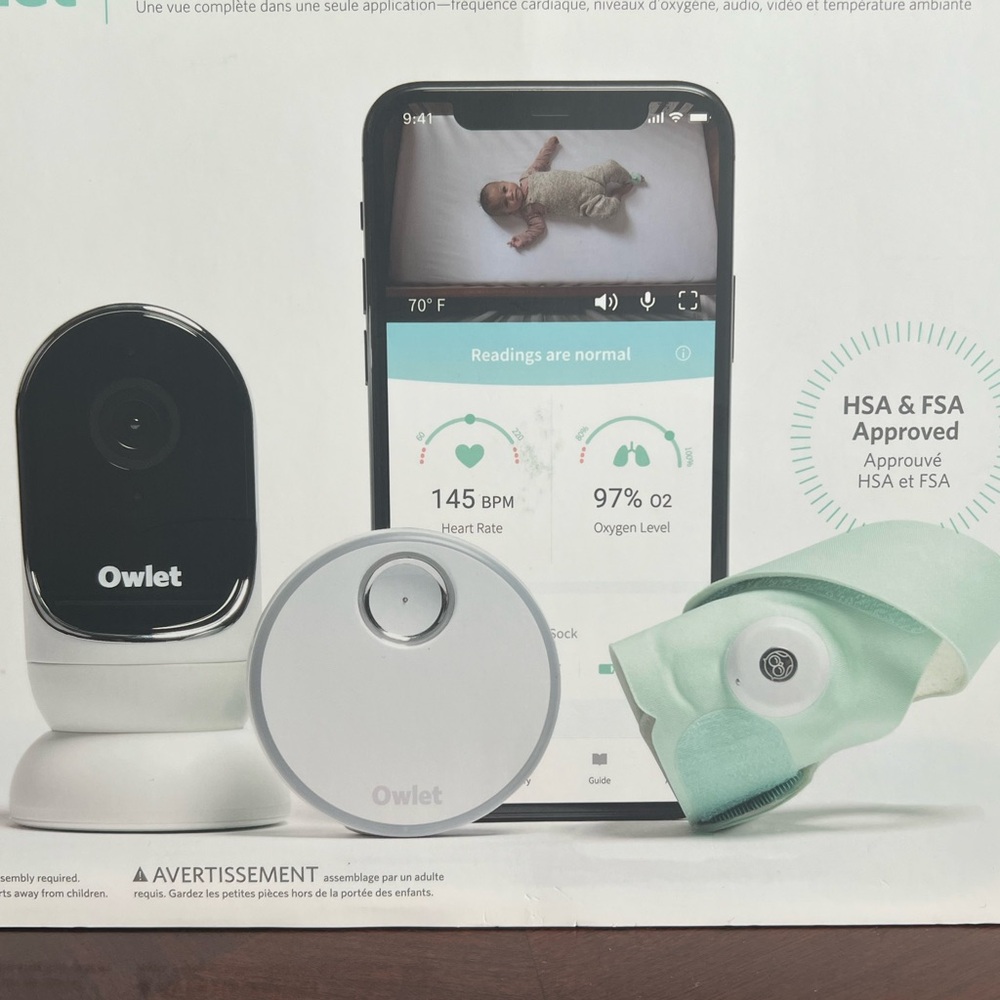 Owlet Monitor Duo - Mint and White - Picture 3 of 7